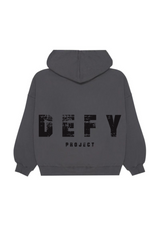 GREY DEFY HOODIE